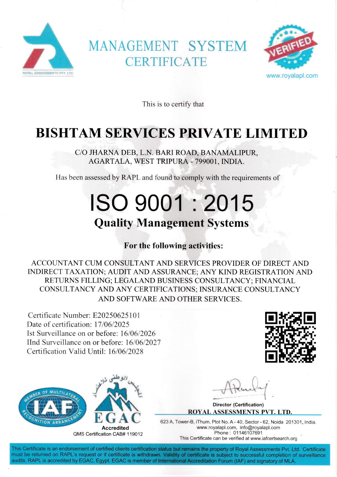 ISO Certification